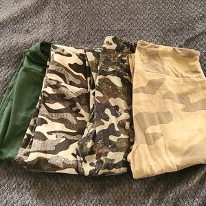 OS camo leggings